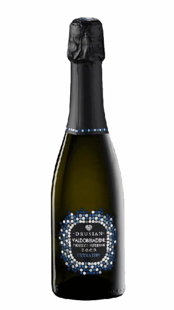 NV-Drusian Prosecco di Valdobbiadene Spumante Superiore Extra Dry Bianco HALVE FLES