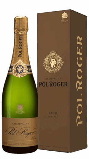 NV-Pol Roger Champagne Demi-Sec Blanc in giftbox