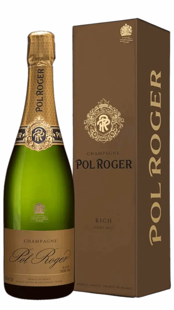 NV-Pol Roger Champagne Demi-Sec Blanc in giftbox