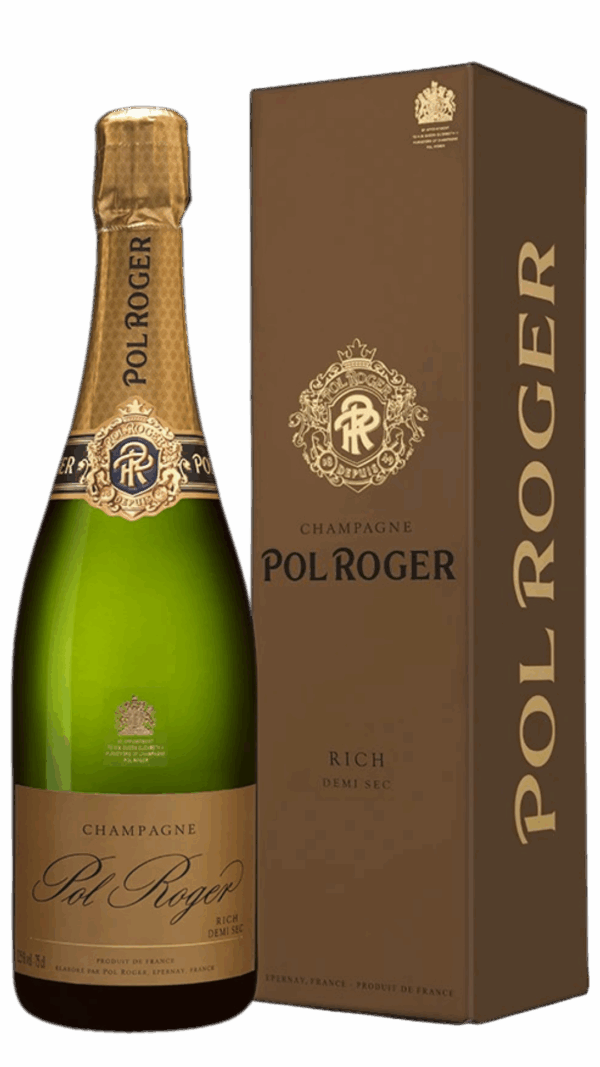 NV-Pol Roger Champagne Demi-Sec Blanc in giftbox