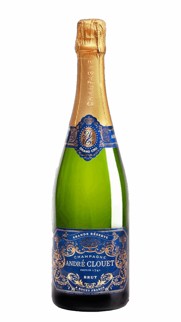 NV-Andre Clouet Champagne Brut Blanc HALVE FLES