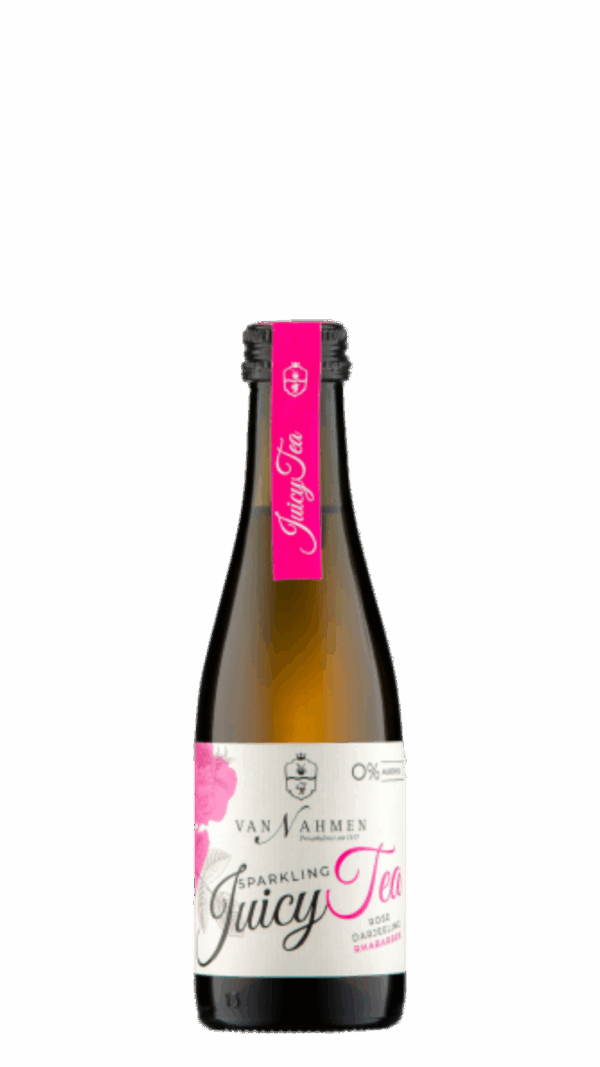 NV-Van Nahmen Sparkling Tea Rose Darjeeling Rhabarber Alcohol Free 0.0% PICCOLO