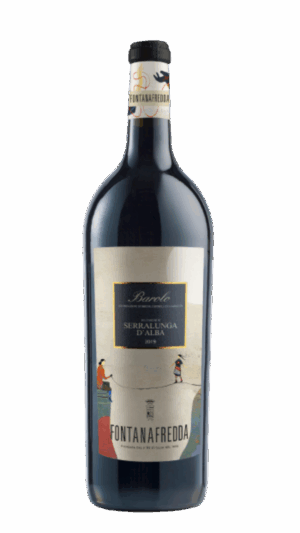 2019-Fontanafredda Barolo Serralunga d'Alba Rosso MAGNUM in kist