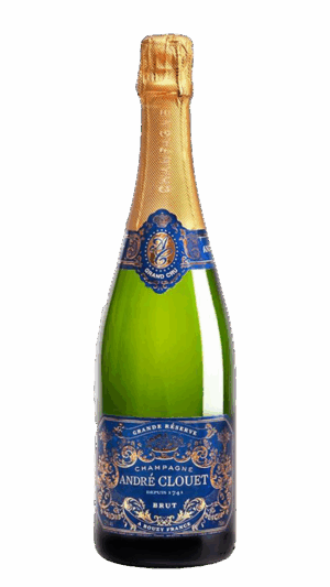NV-Andre Clouet Champagne Brut Blanc HALVE FLES
