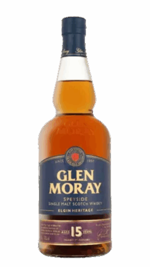 NV-Glen Moray 15 Y. Single Malt Whisky