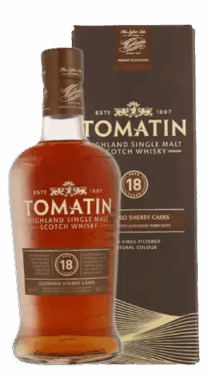 NV-Tomatin 18 Y. Single Malt Whisky
