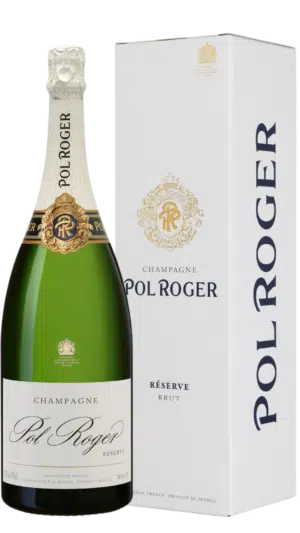NV-Pol Roger Champagne Brut Reserve Blanc MAGNUM in giftbox