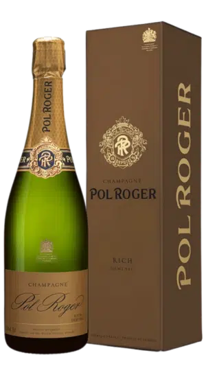 NV-Pol Roger Champagne Demi-Sec Blanc in giftbox