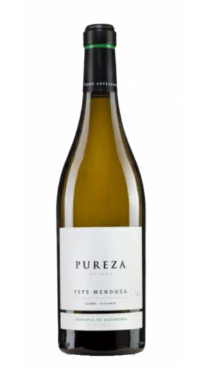 2022-Pepe Mendoza Alicante Pureza Anfora Moscatel Tierras de la Marina Blanco