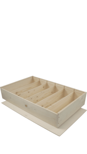 6 vaks Houten Kist 'Le Grand Cru'