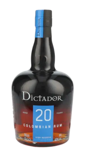 NV-Dictador 20 Y. Rum Giftbox incl. 2 Glasses
