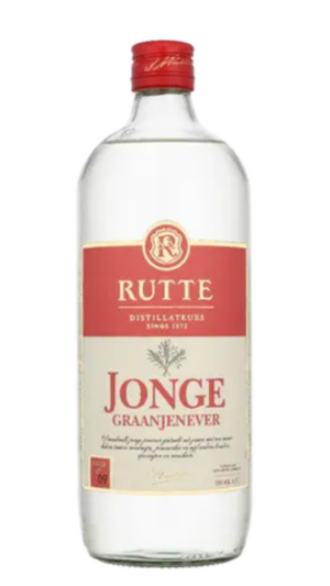 NV-Rutte Jonge Graanjenever HALVE LITER