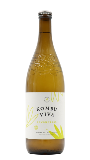 NV-Sparkling Essence Kombucha Kombu Viva Lemongrass Tea Exp. 0.0% *