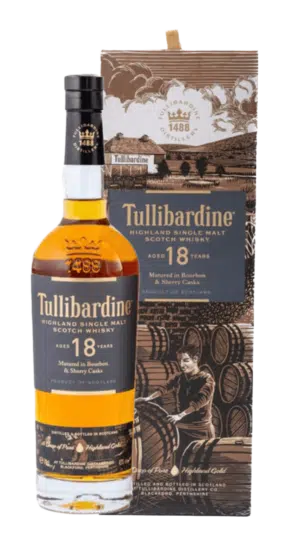 NV-Tullibardine 18 Y. Single Malt Whisky